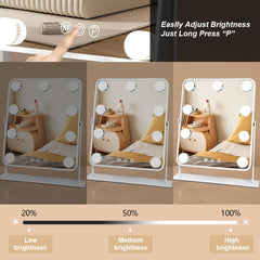 YEKKOPT Miroir rotation 360, angles personnalisables pour vues variées.