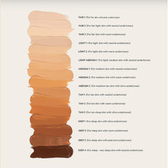 YENSA Serum Foundation avec peptides et antioxydants visibles sur la peau.