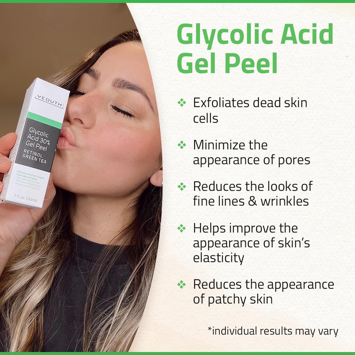Complexe thé vert YEOUTH, anti-oxydant pour peau lumineuse.