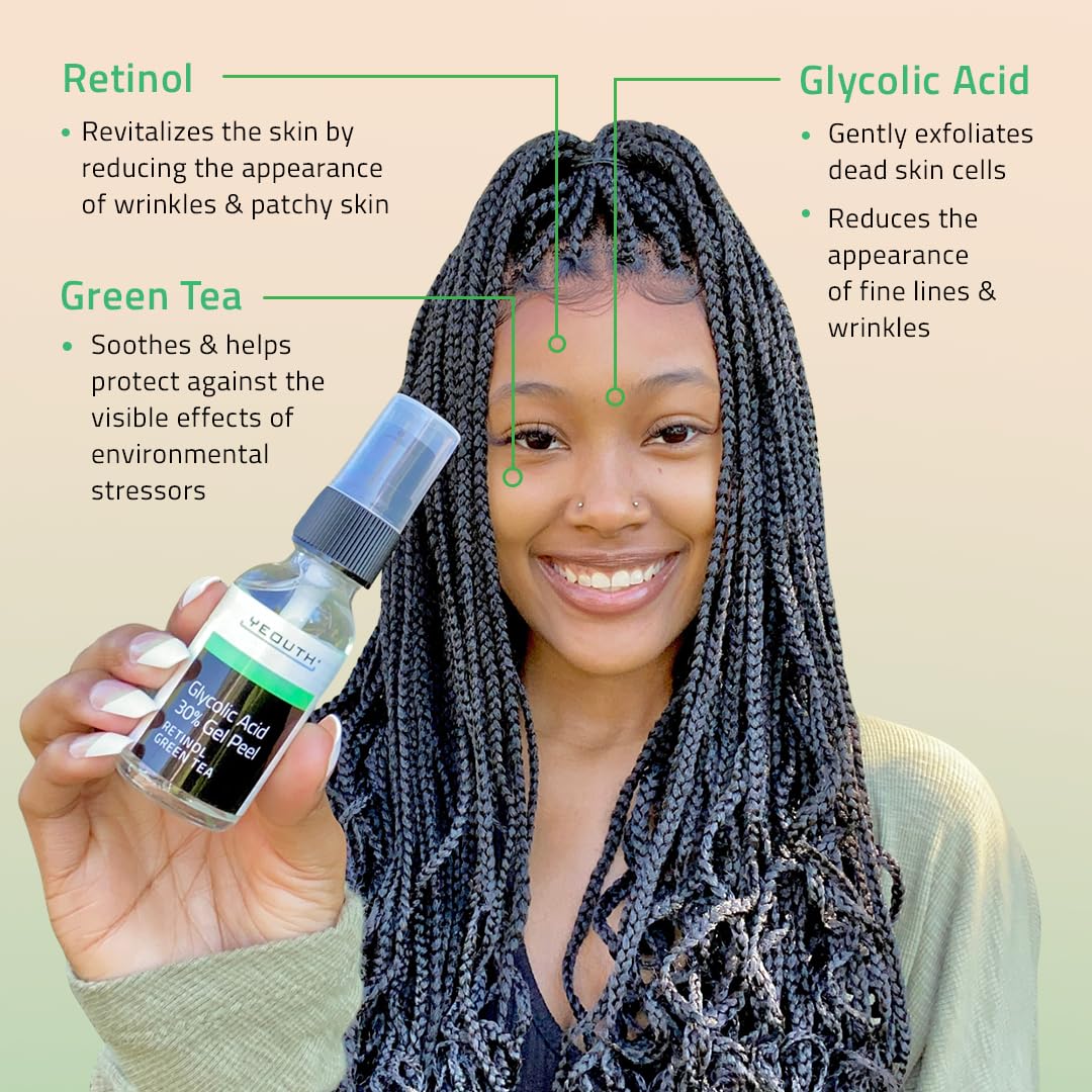 Application faciale avec YEOUTH Glycolic Peel