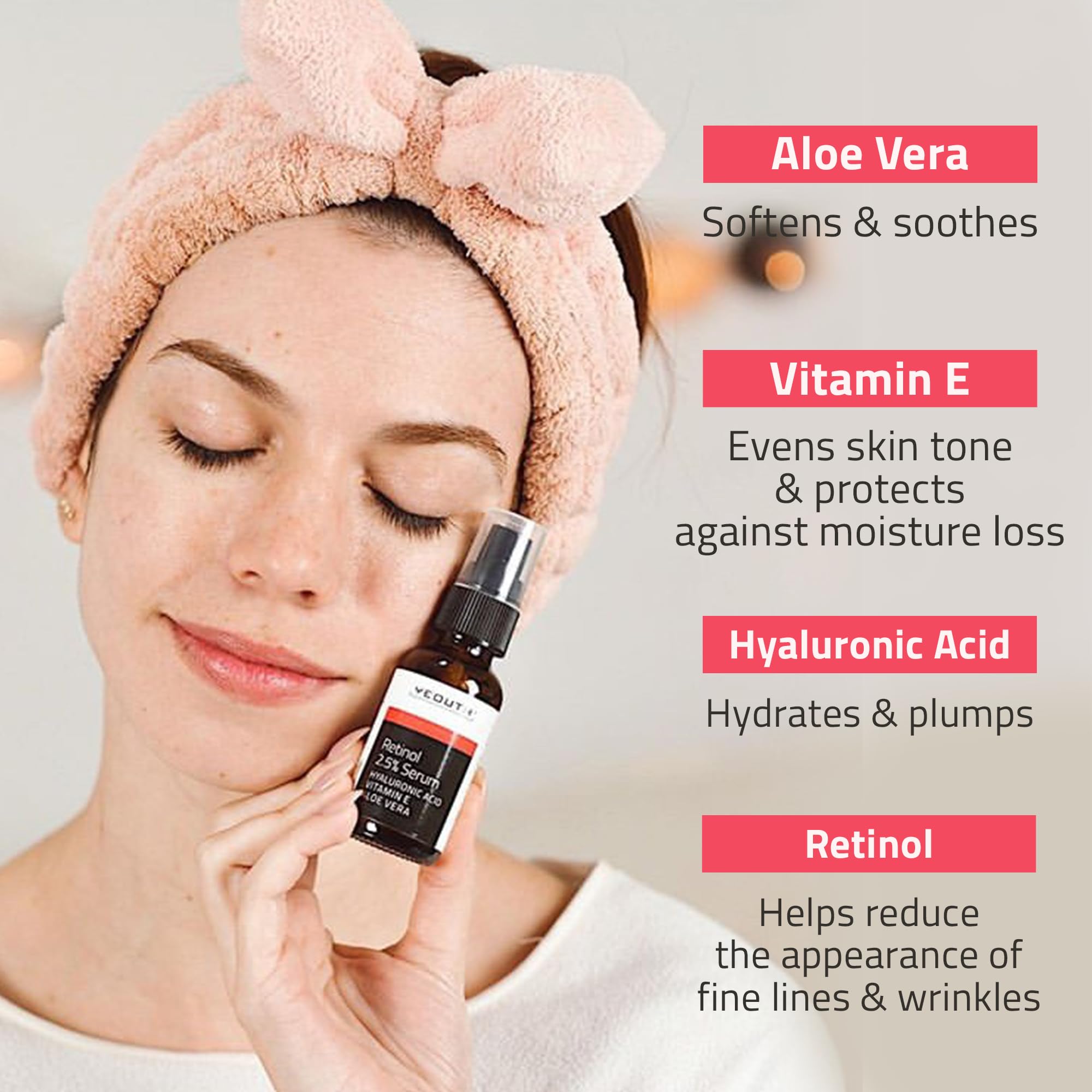 YEOUTH Retinol Application Nocturne: intégration simple dans la routine.