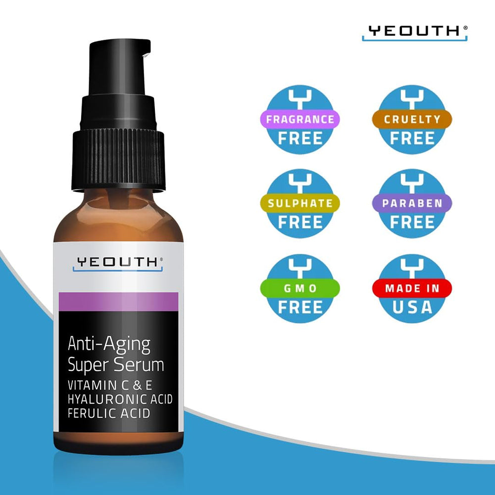 YEOUTH routine nocturne, sérum qui révèle peau rafraîchie au réveil.