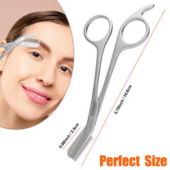 YEPRIME ciseaux-sourcils prise ergonomique garantissant un maniement confortable.
