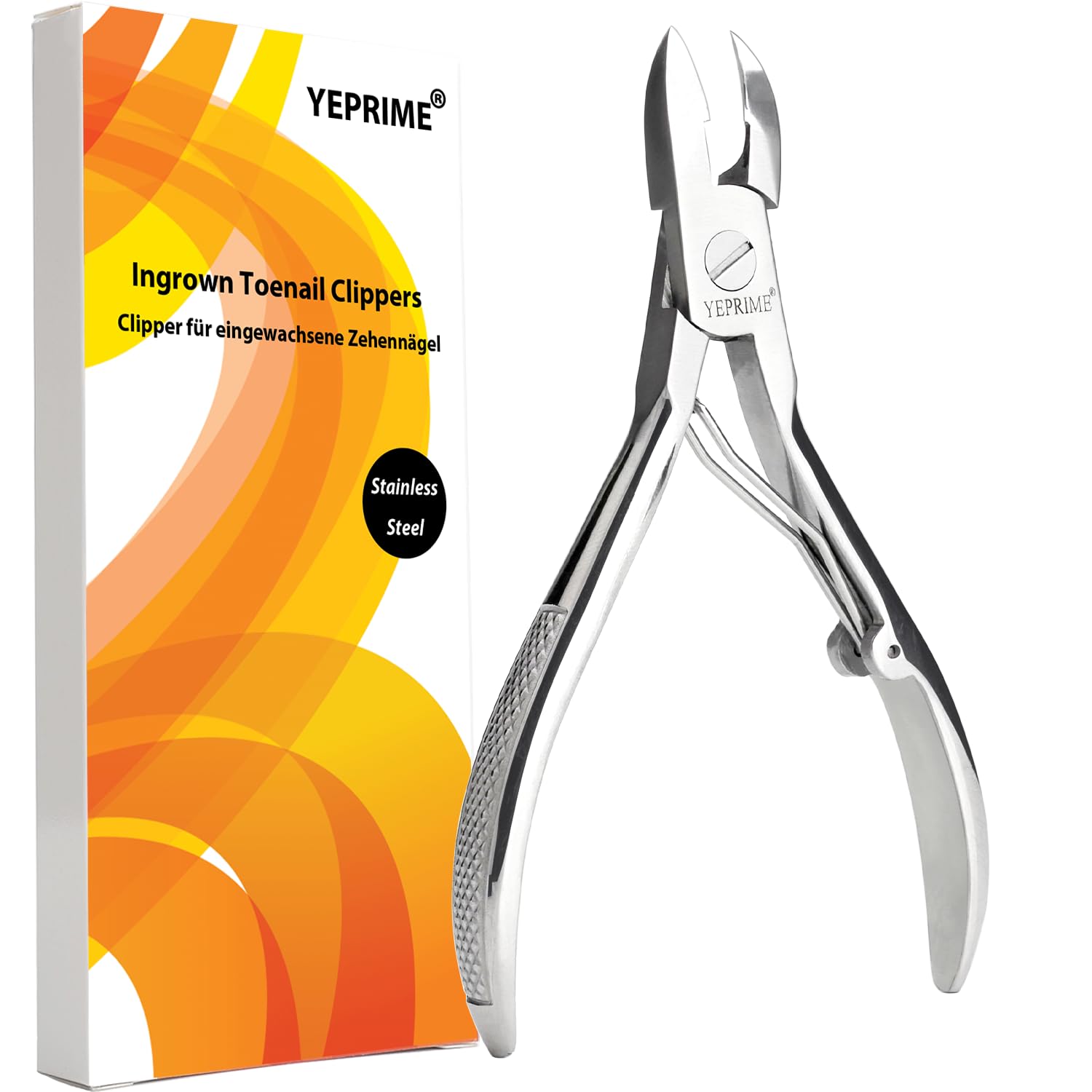 YEPRIME coupe-ongles orteils avec lames convexes pour une coupe précise.