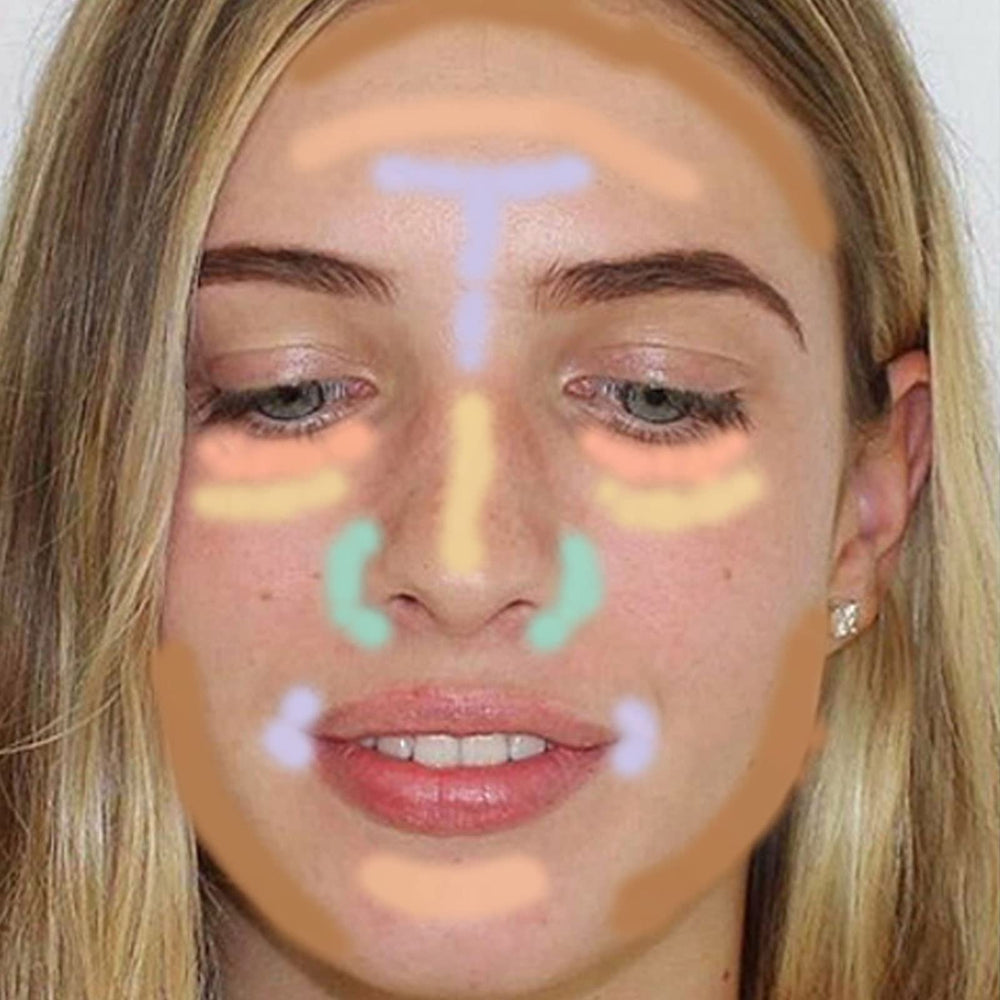 Palette YEPYEPGO correcteurs brun clair pour contour et sculpture du visage