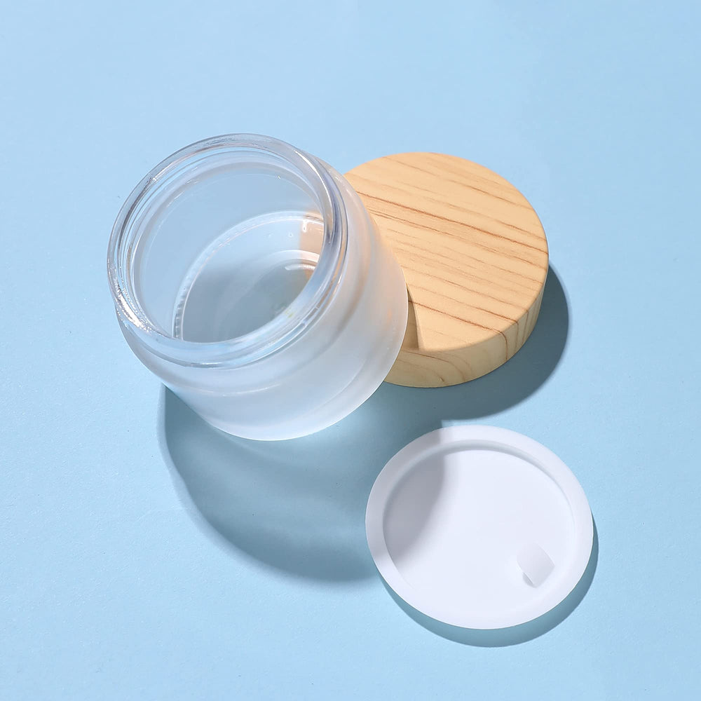 Yerpkefey ensemble 8 pots verre 10ml, rangement pratique.