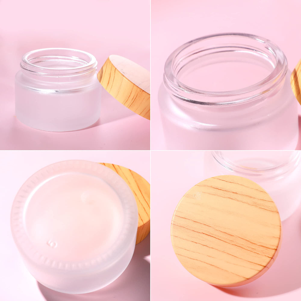 Yerpkefey mini pots en verre 10ml pour échantillons et gommage lèvres.