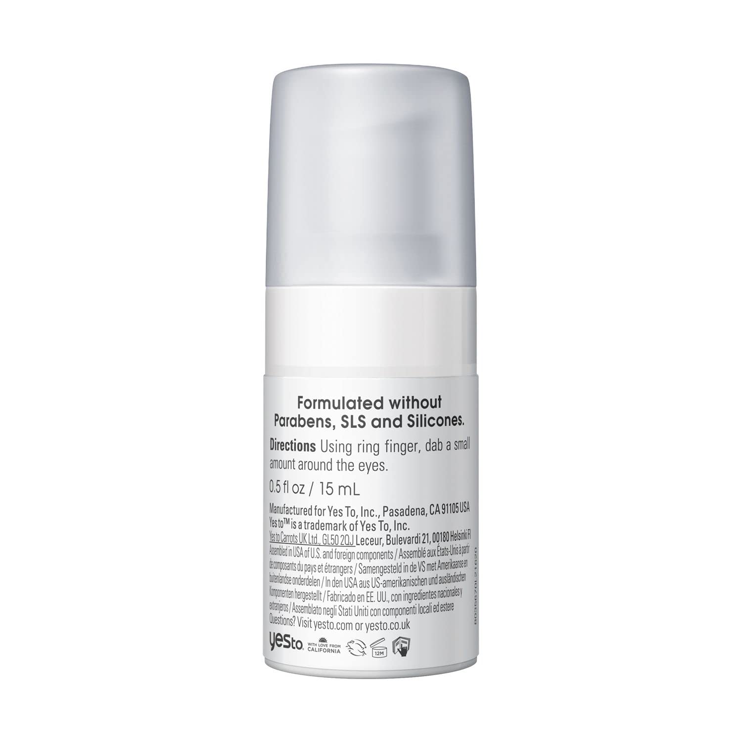 Yes To Avocado Eye Cream, usage matin et soir pour un regard frais.