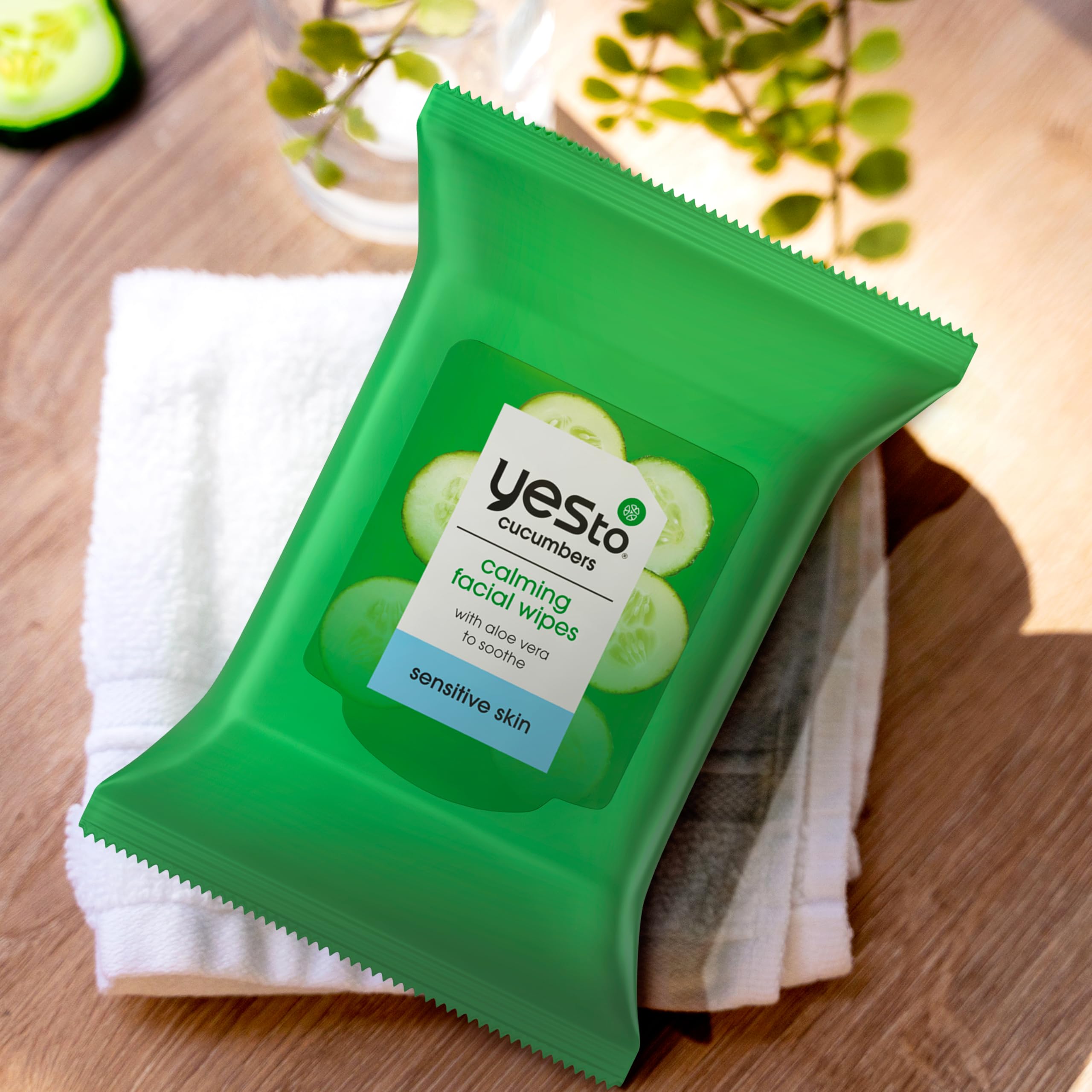 Yes To cruelty-free certification label on wipes packaging
