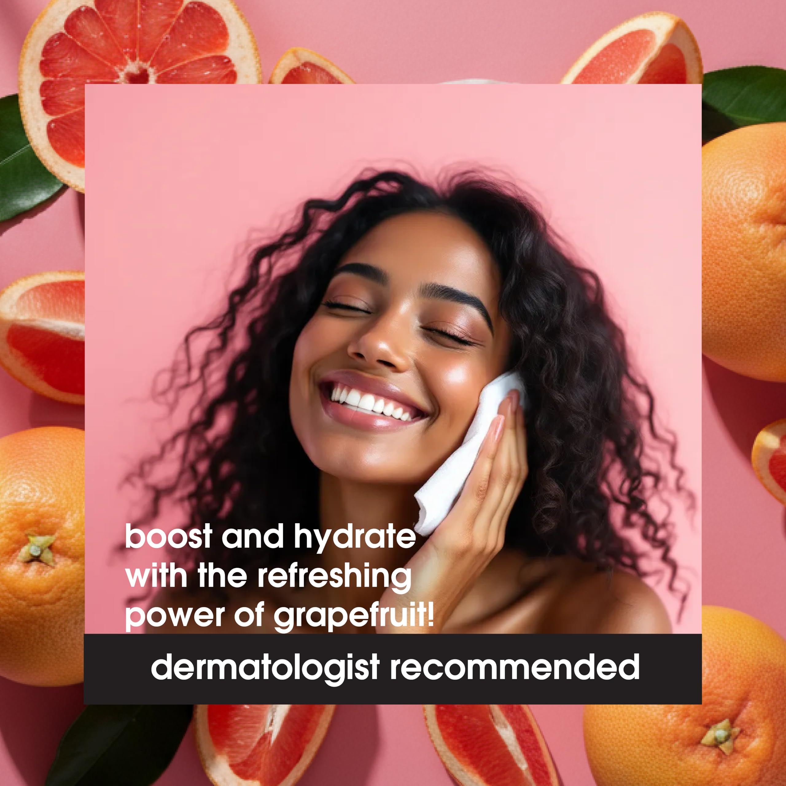 Yes To Lingettes visage pamplemousse sans parabènes et sans SLS, sans cruauté envers les animaux