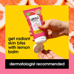 Yes To Pamplemousse Gommage - mélisse apaise et répare la peau.