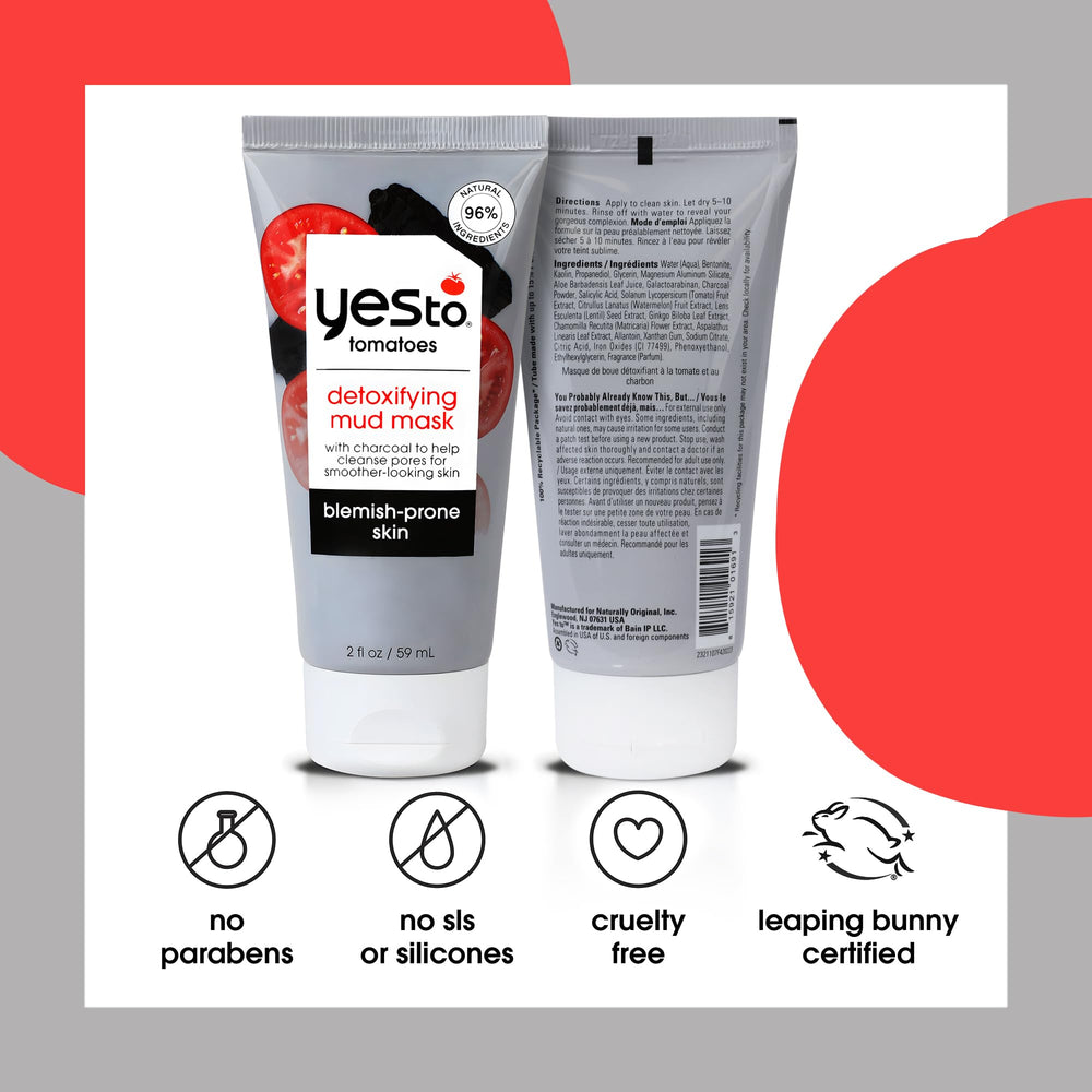 Yes To Tomatoes: acide salicylique actif aidant à clarifier les imperfections.