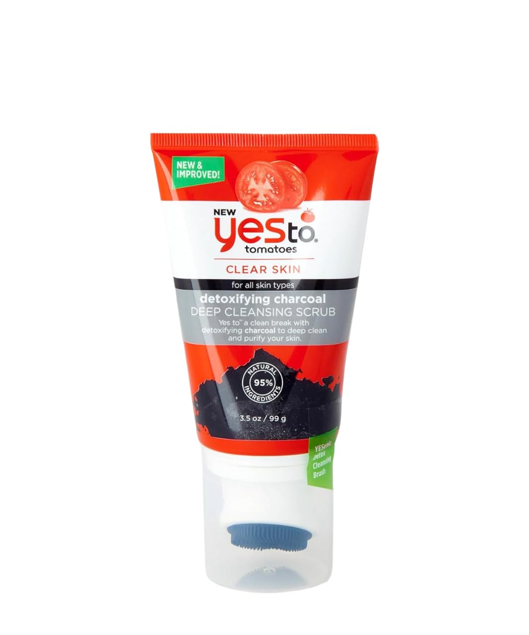 Yes To Tomatoes Detoxifiant Daily Cleanser, bouteille, nettoie les pores en profondeur.