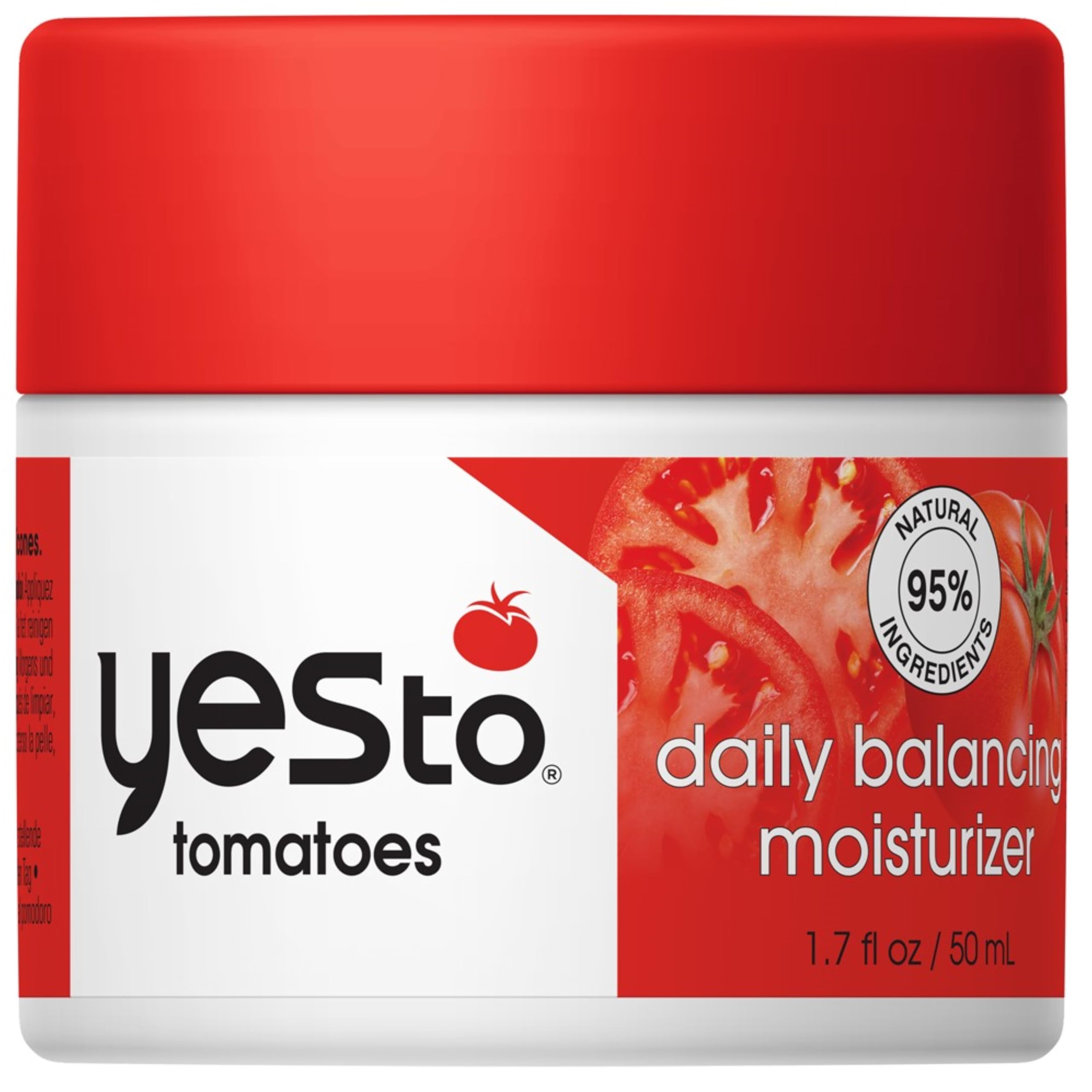 Yes To Tomatoes hydratant équilibrant – bouteille prête pour une utilisation quotidienne.