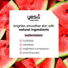 Yes To Watermelon face wipes pack-3 close-up showing texture and moisture