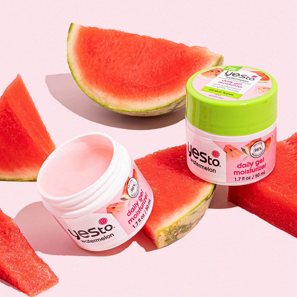 Formule naturelle à plus de 95% d’ingrédients du Yes To Watermelon Gel.