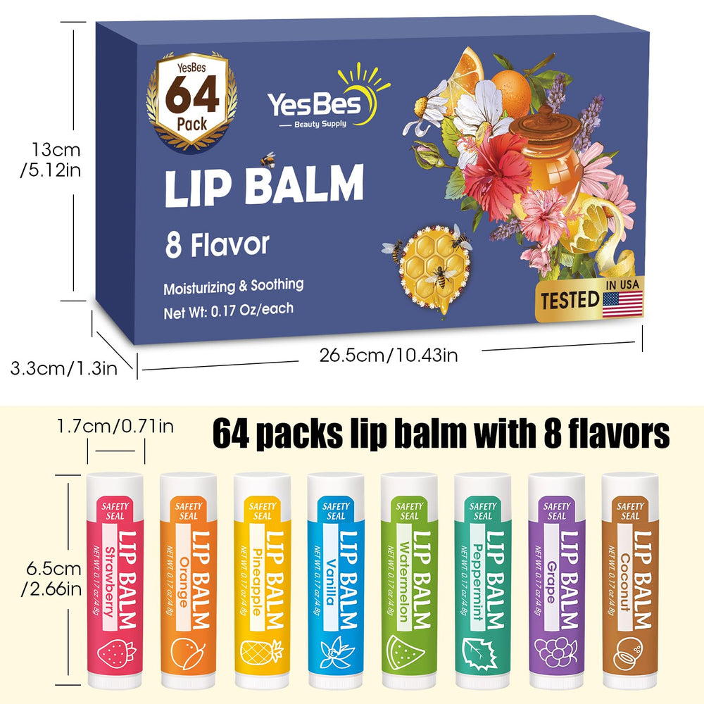 YesBes baume à lèvres fraise — douceur apaisante et protection.