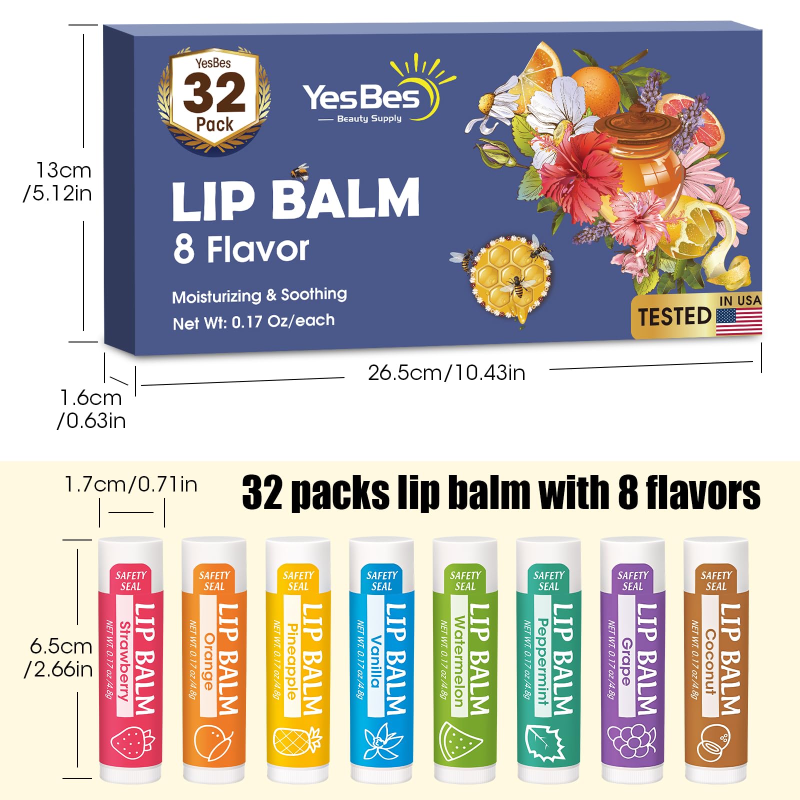 YesBes baume lèvres fraise : goût sucré et barrière naturelle.