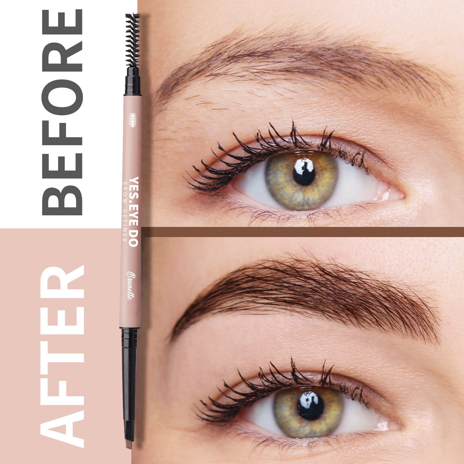 YES.EYE DO brosse intégrée facilite la mise en forme