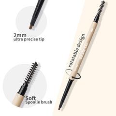 YES.EYE DO crayon sourcils gris pointe triangulaire pour tracer des lignes naturelles.