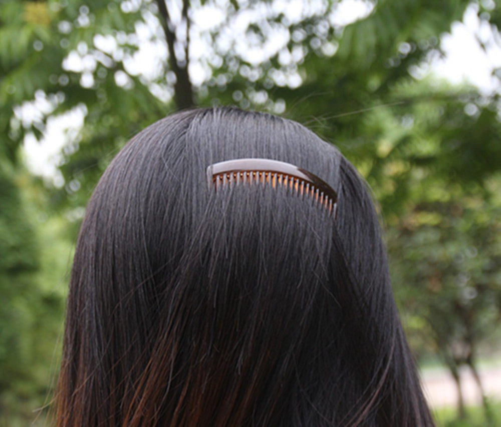 Accessoire cheveux brun Yeshan, lot de 12 pièces, 22 dents.