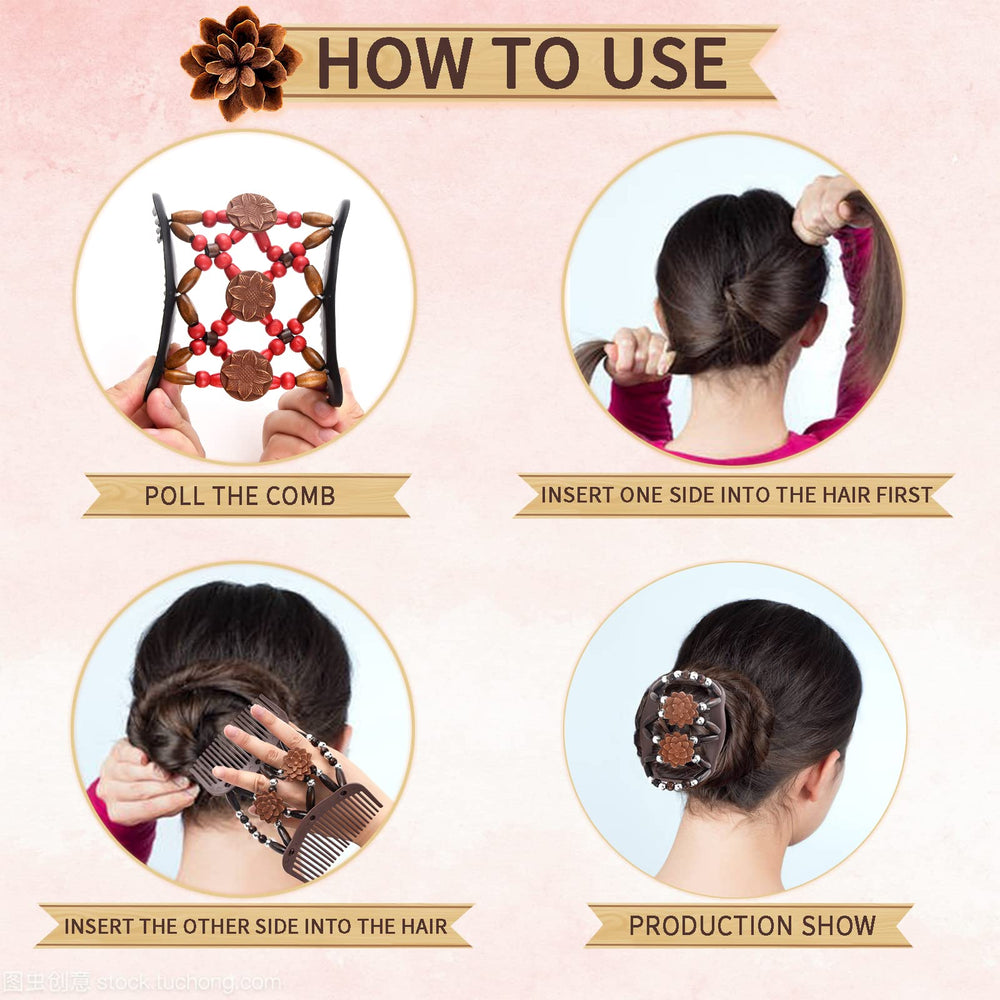 Yeshan accessoire chignon guide creation.