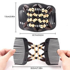 Yeshan clip cheveux acrylique resine, 6 styles pour fixer et styliser facilement.