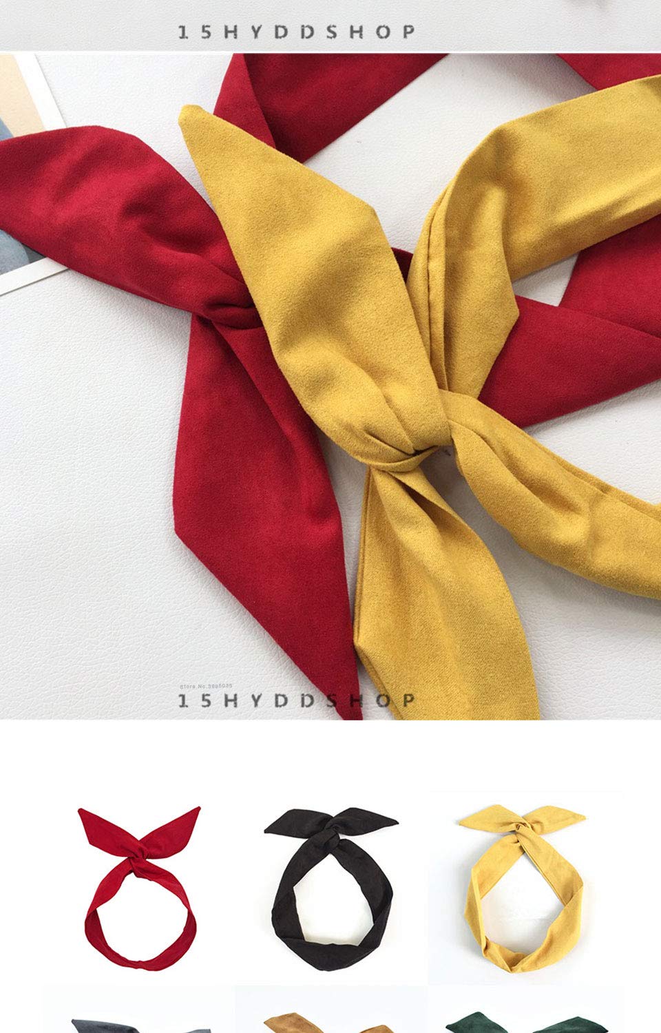 Yeshan serre-tete accessoire coiffure, pour queue-de-cheval ou attache.