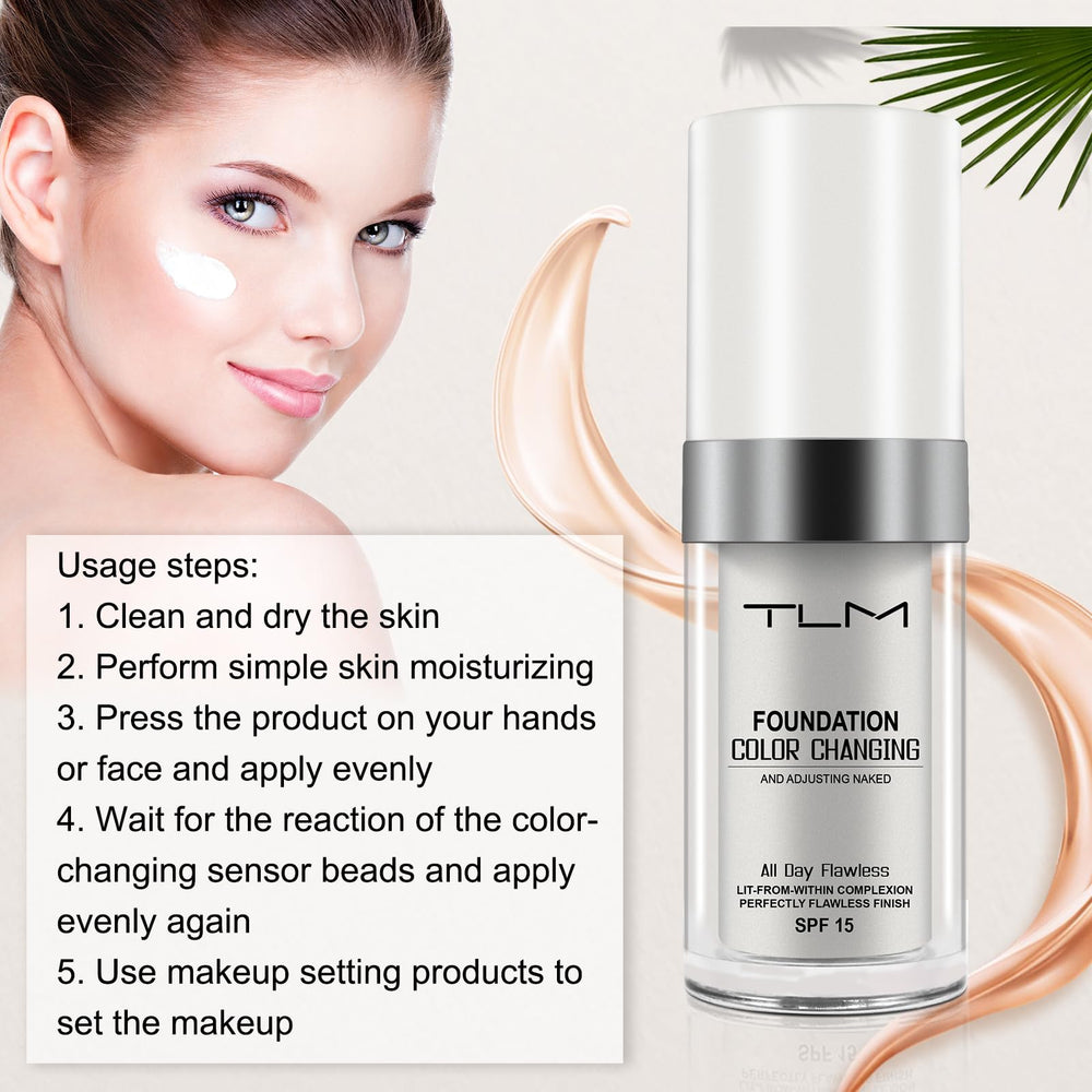Application facile de YEUGSCKA pour un teint homogène.