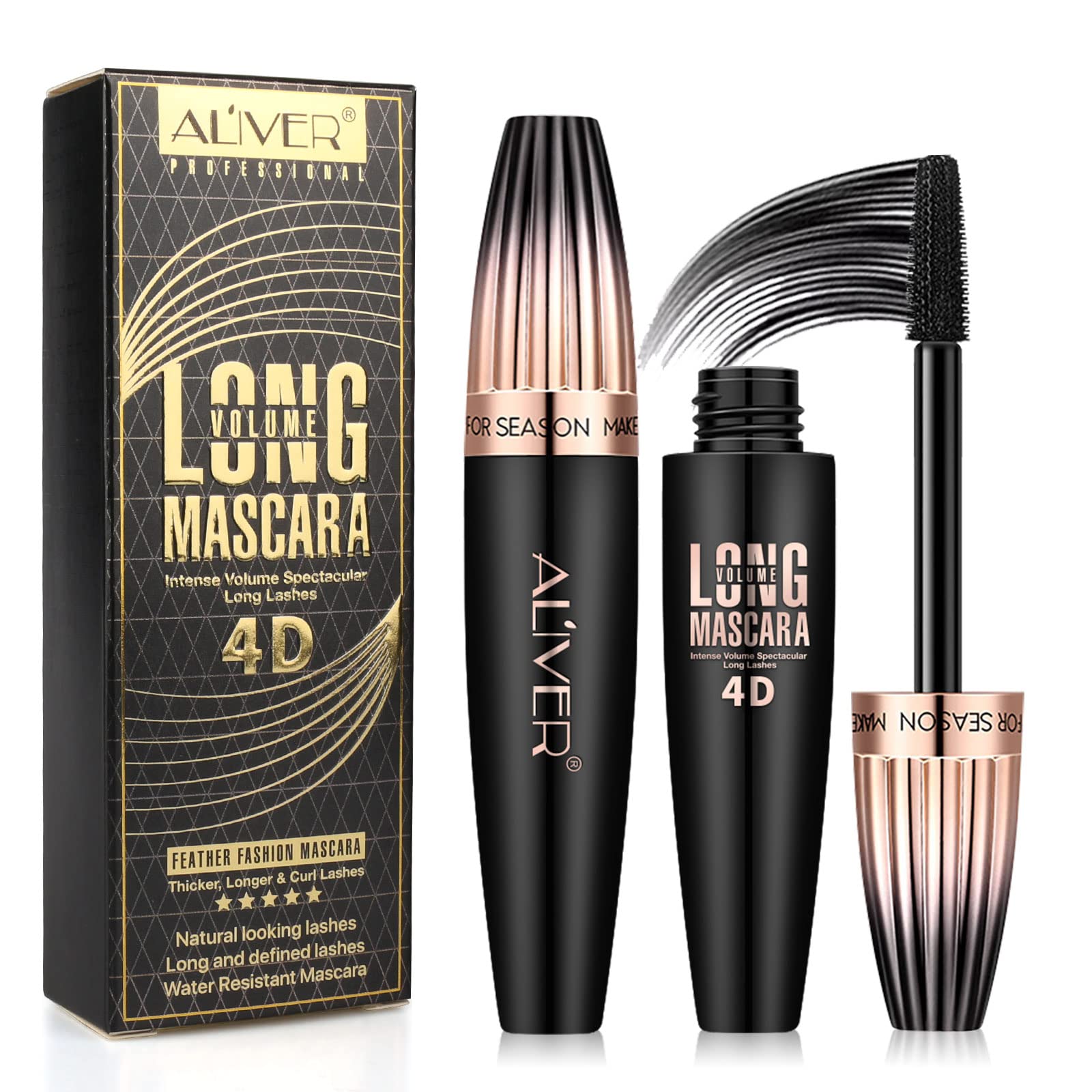YEUGSCKA Mascara 4D longueur et nourrissement des cils.