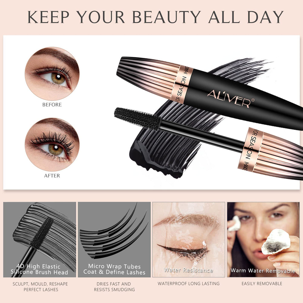 YEUGSCKA Mascara brosse inclinée pour une application précise.