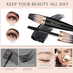 YEUGSCKA Mascara brosse inclinée pour une application précise.