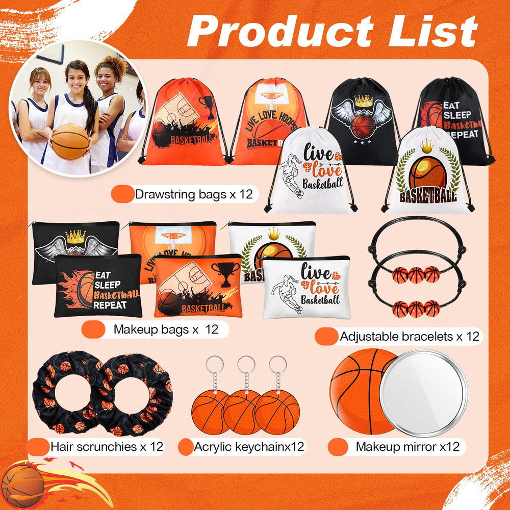 Bracelets charm basket-ball Yeyeplum, accessoire léger et motivant pour l équipe.