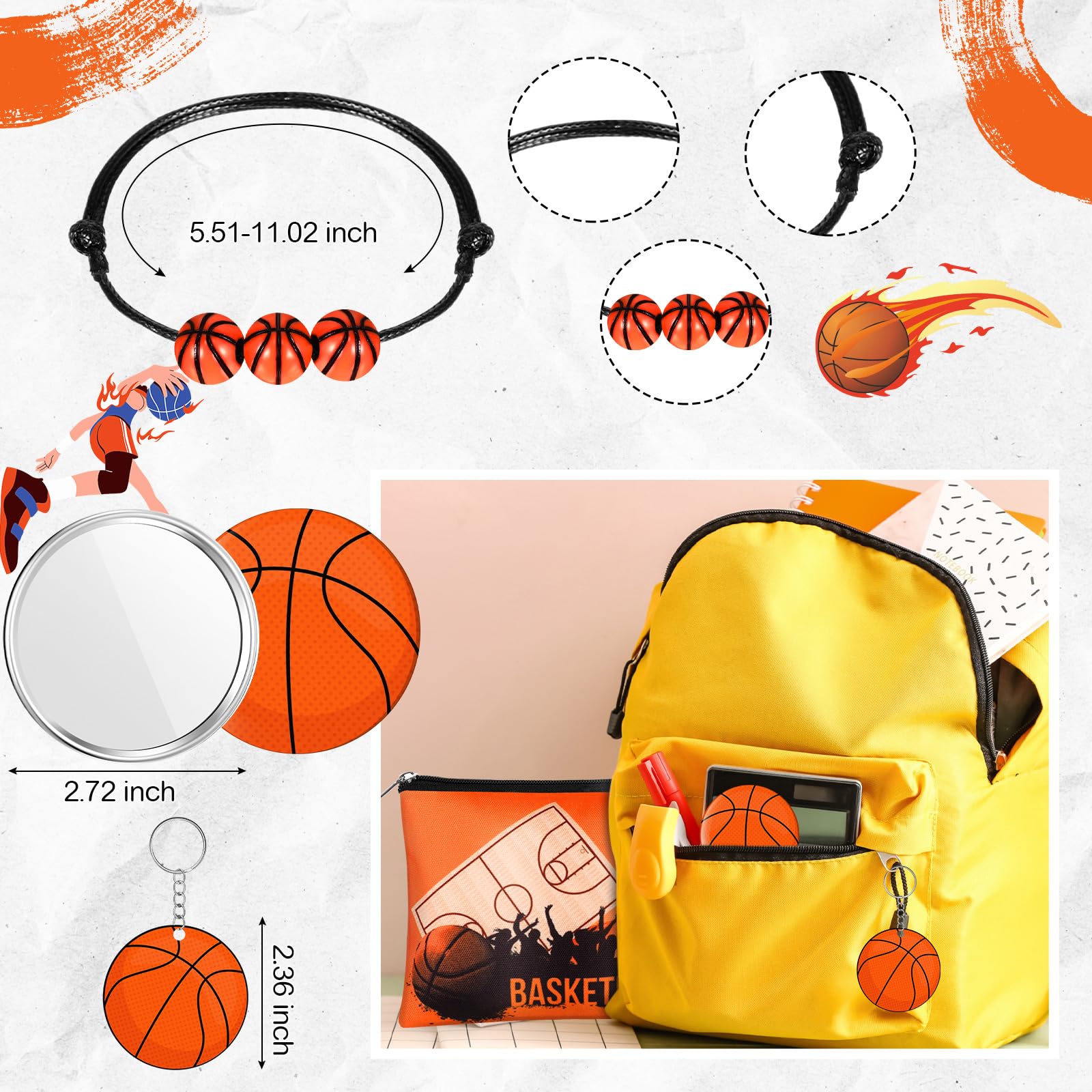 Ensemble cadeau basket-ball Yeyeplum, présentation prête à offrir.