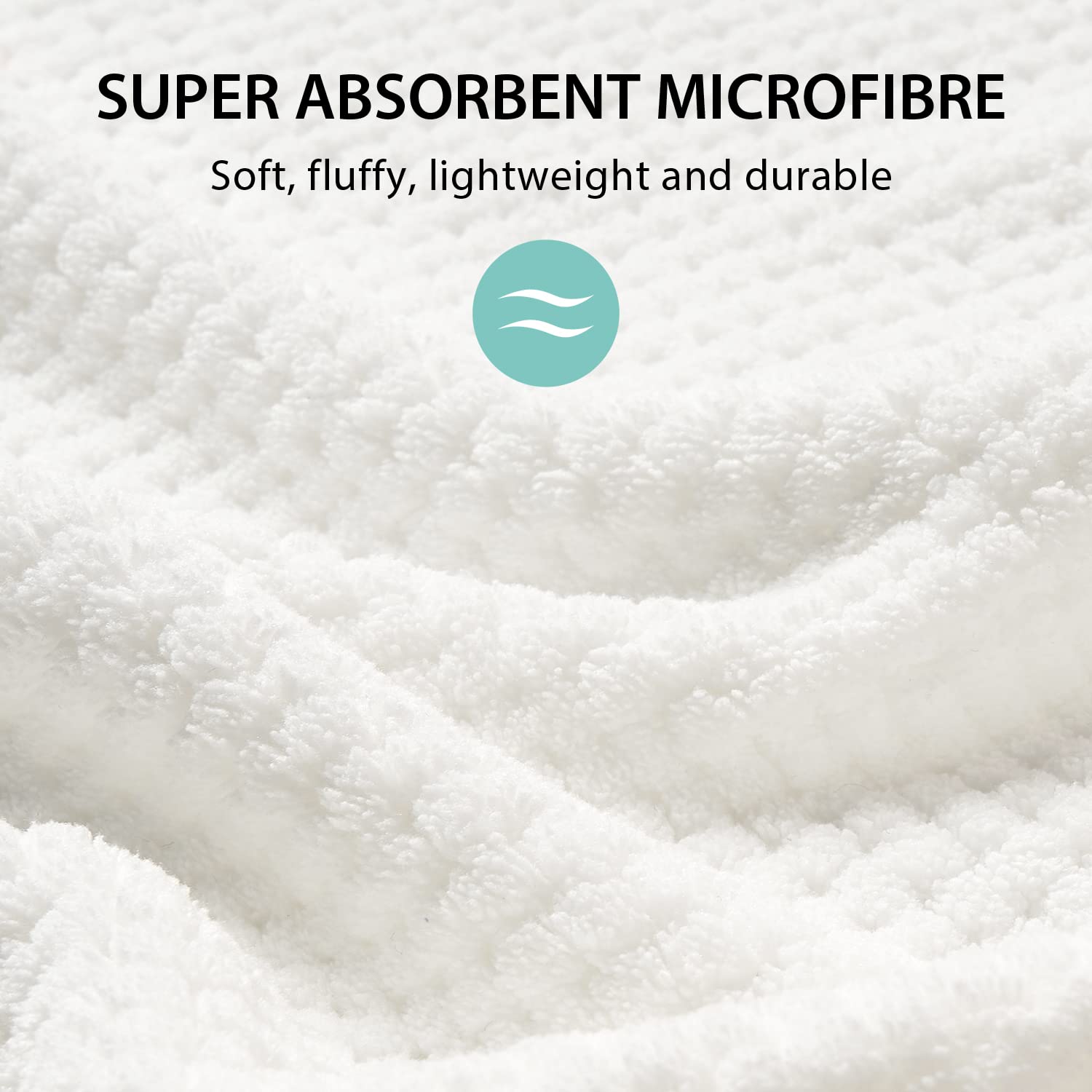 Microfibre douce YFONG, réduction du frottement lors du séchage.
