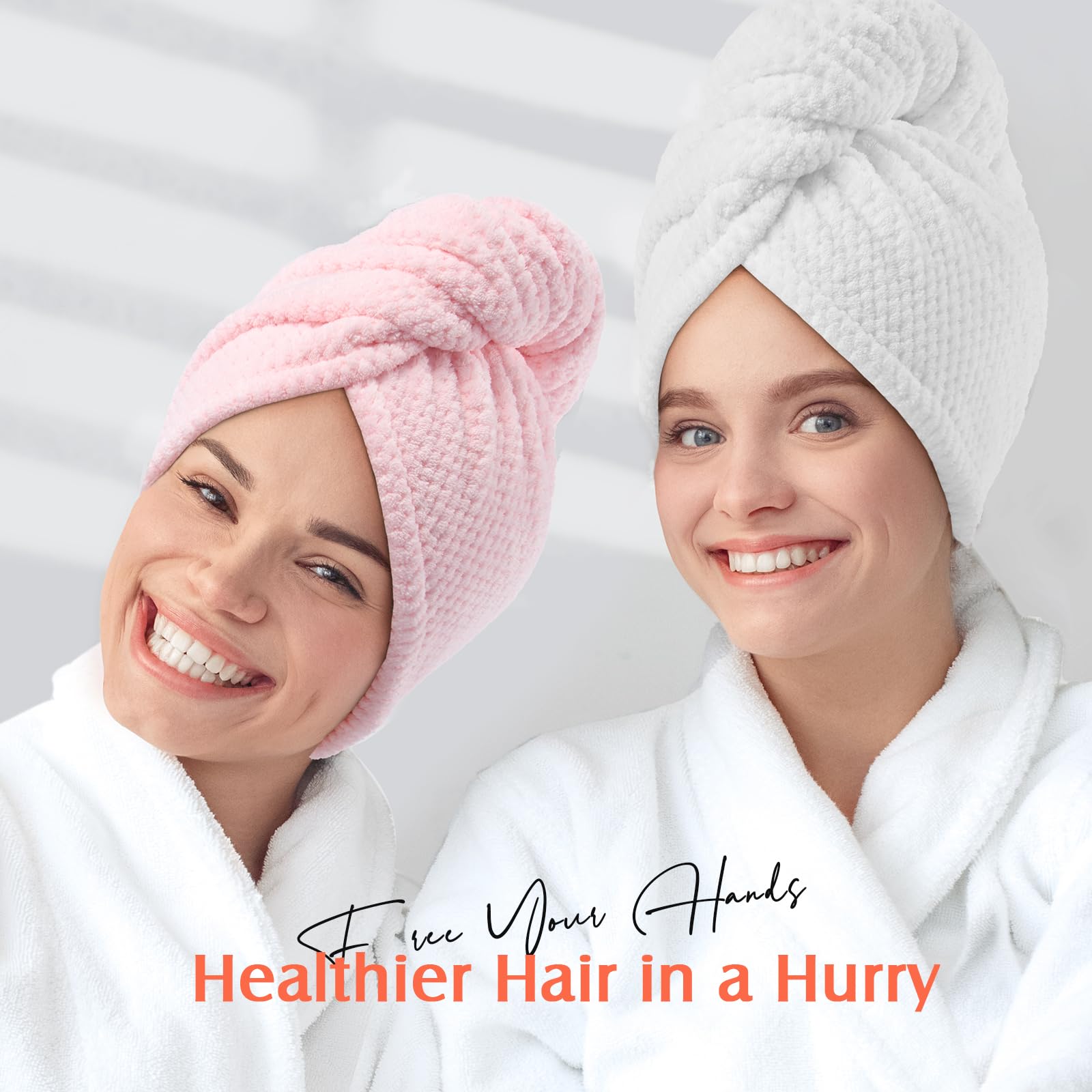 Pack double de turbans YFONG, couleurs variées pour toute occasion.
