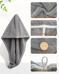 YFONG tissu microfibre ultra absorbant pour cheveux.