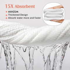 Turban YFONG rose en microfibre, absorption efficace pour cheveux.