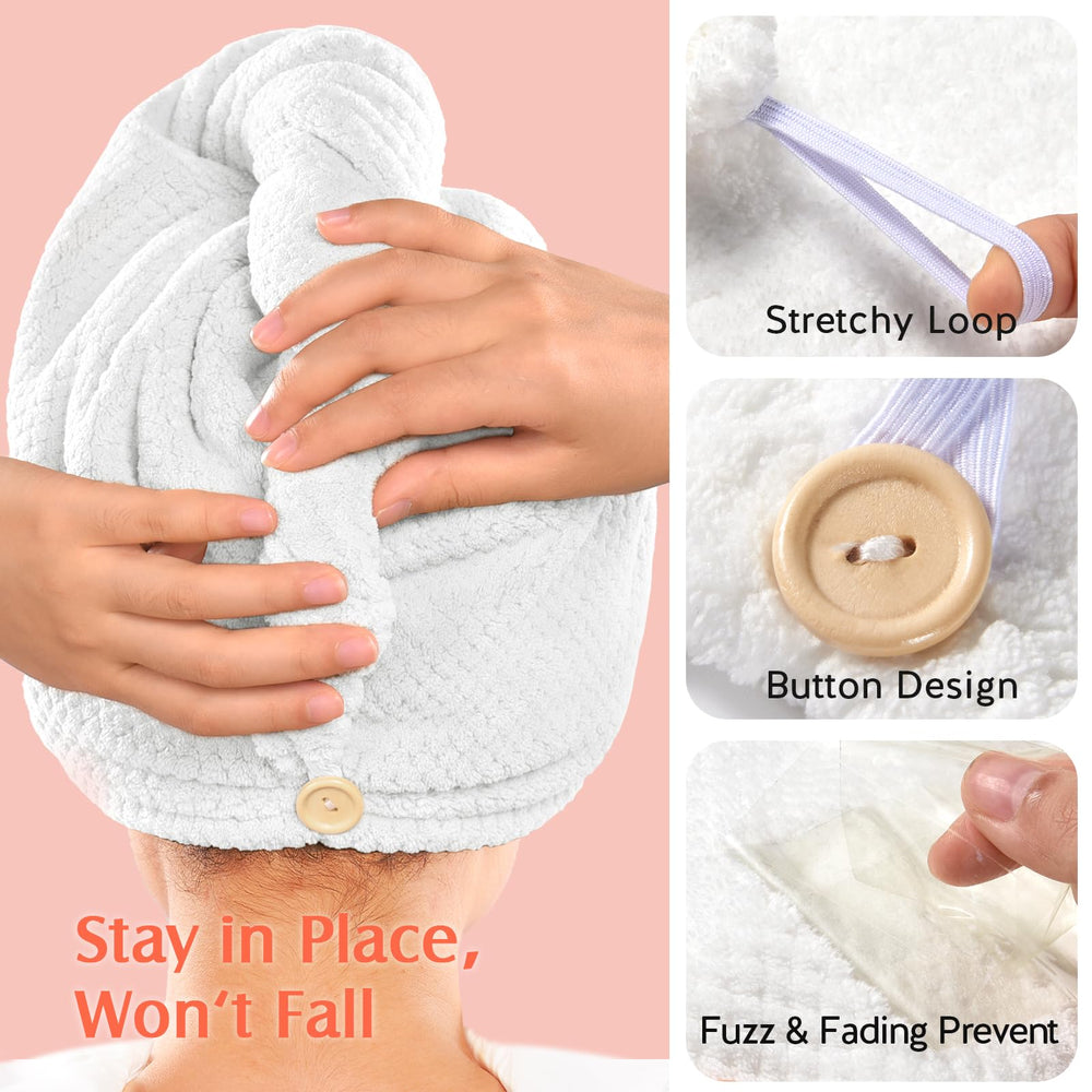 Taille M du turban YFONG adaptée cheveux bouclés ou courts.