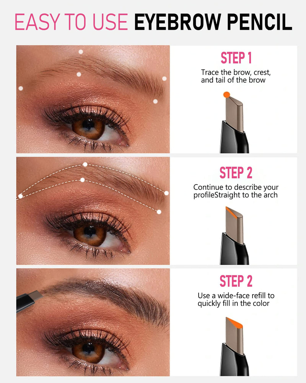 YFulfill astuce traçage sourcils pour contour précis