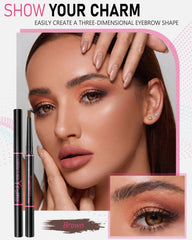 YFulfill bout plat pour contour précis des sourcils brun