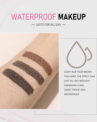 YFulfill brosse goupillon pour estomper et harmoniser les sourcils brun