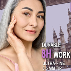 YFulfill brosse sourcils gris pour peaufiner couleur et texture
