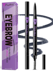 YFulfill crayon sourcils gris avec contour fin pour tracé précis