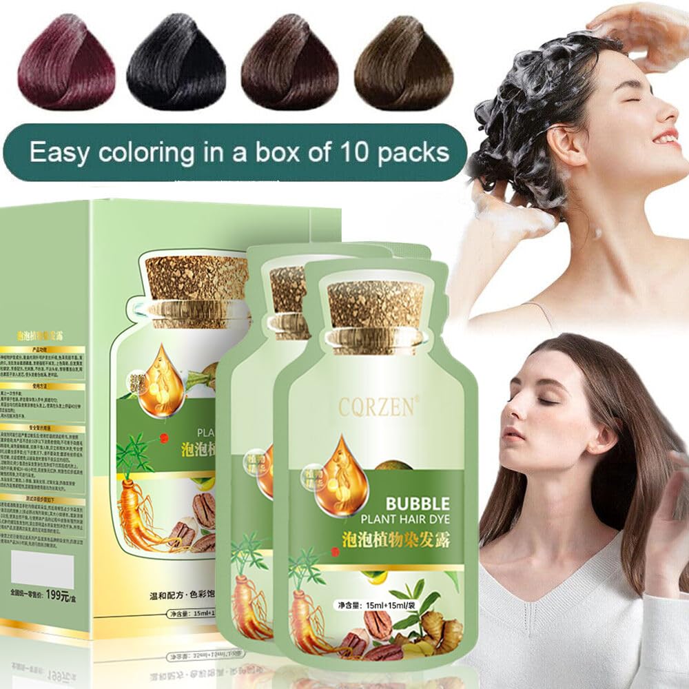 YG LianKai Couverture Gris Cheveux : couvre les gris avec une teinte naturelle.