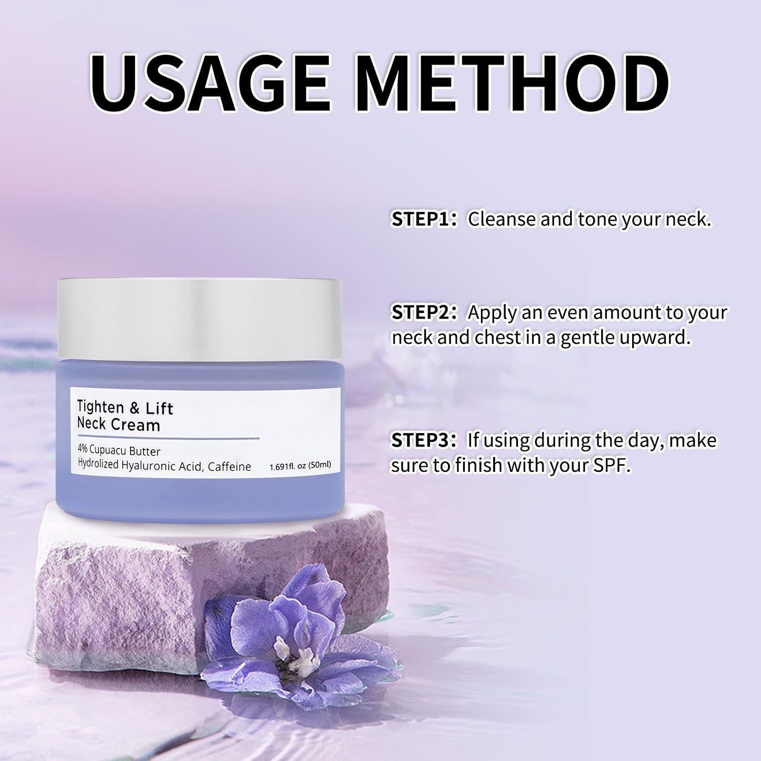 YG LianKai Crème du Cou – utilisation simple dans une routine quotidienne.