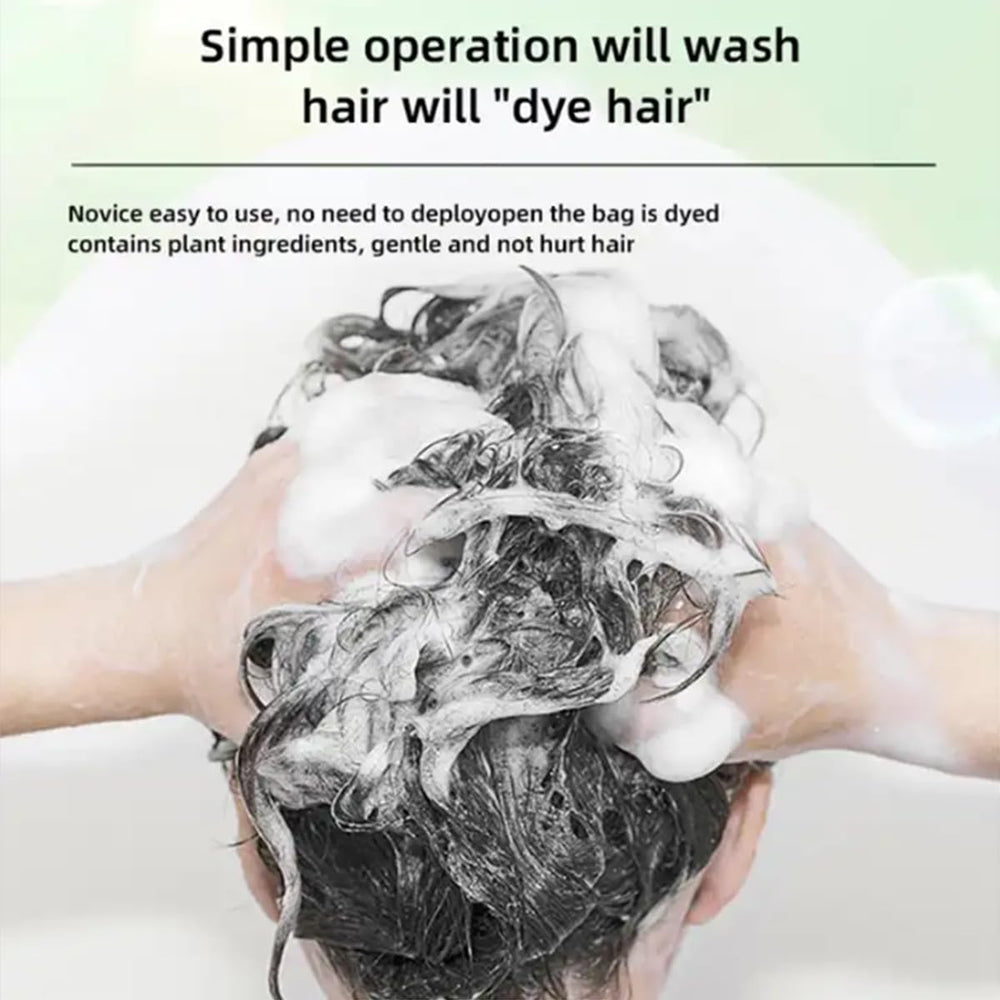 Le massage-cheveux 5-10 min offre couleur uniforme et cuir chevelu apaisé.