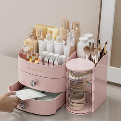 YGJT Rangement pratique pour maquillage et soins sur le comptoir.