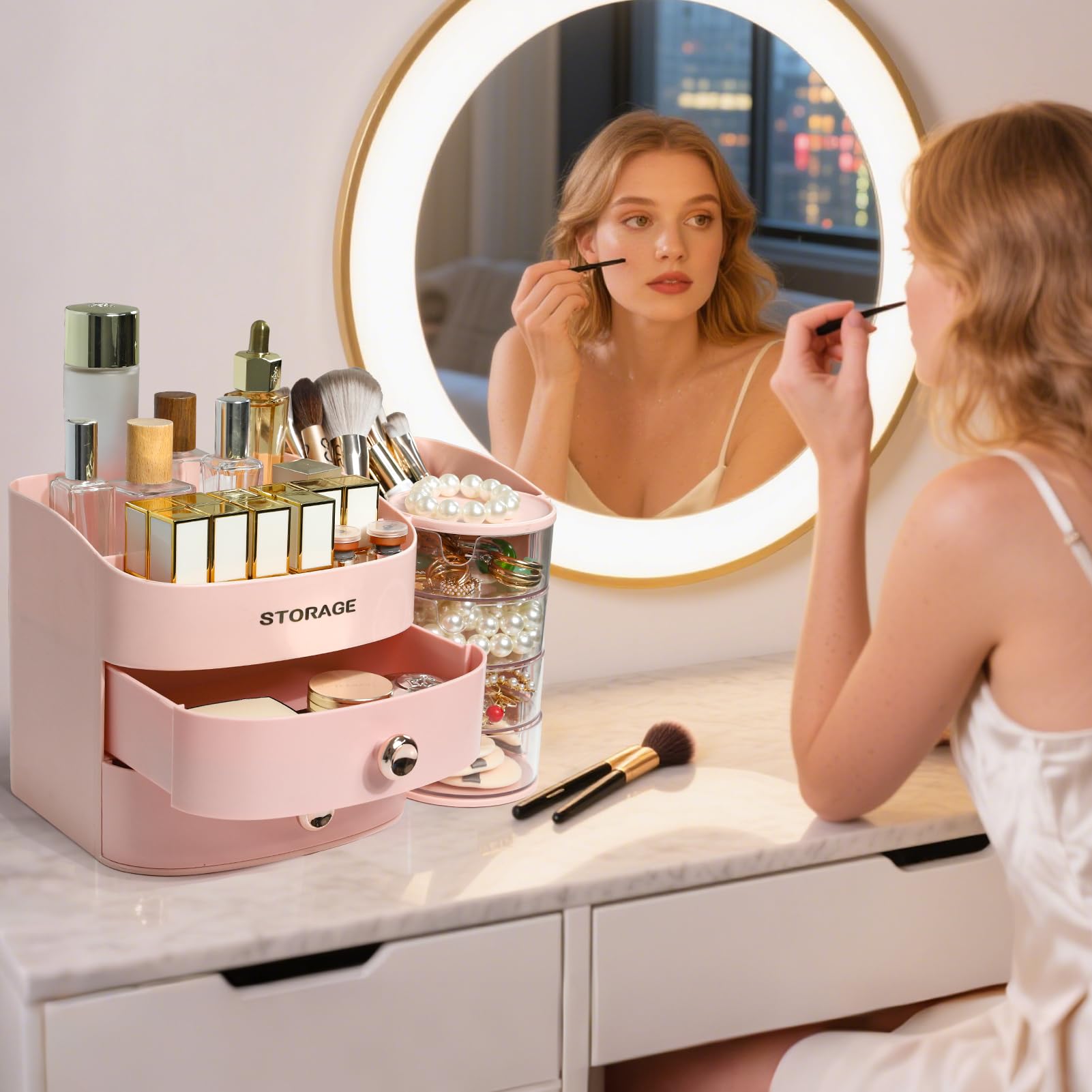 YGJT Rangement salle de bains, solution propre et ordonnée au quotidien.