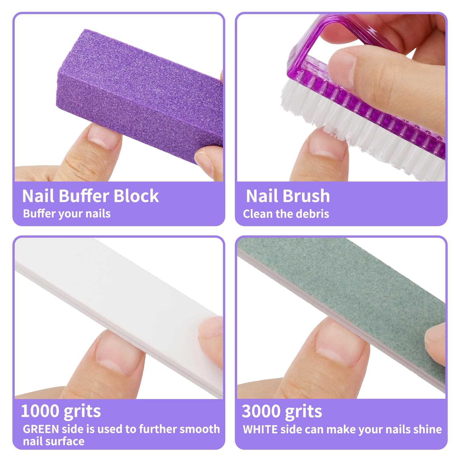 YGQQOY brosse-ongles-nettoyage nettoie en douceur pendant les soins à domicile.